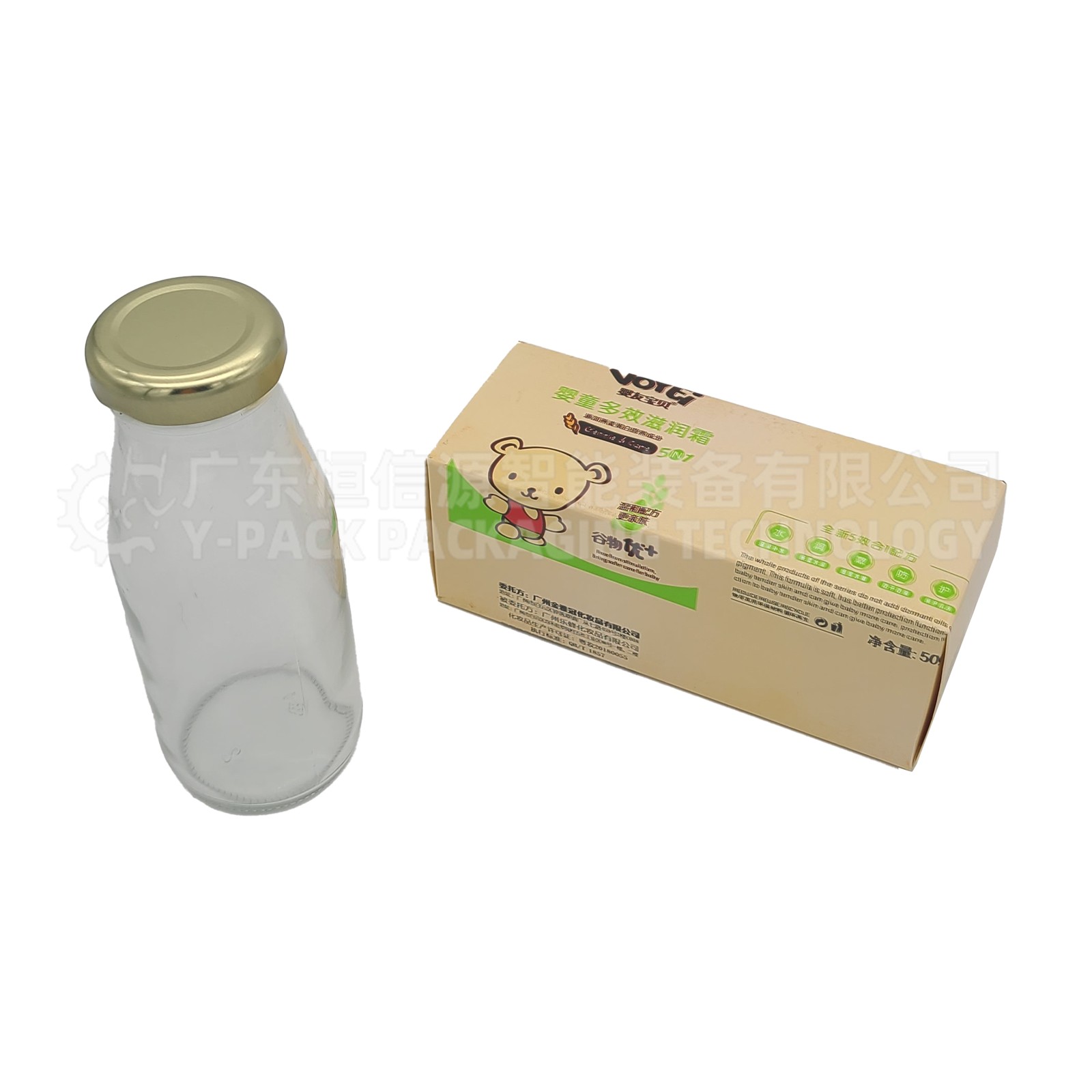 鸡精玻璃瓶装盒机