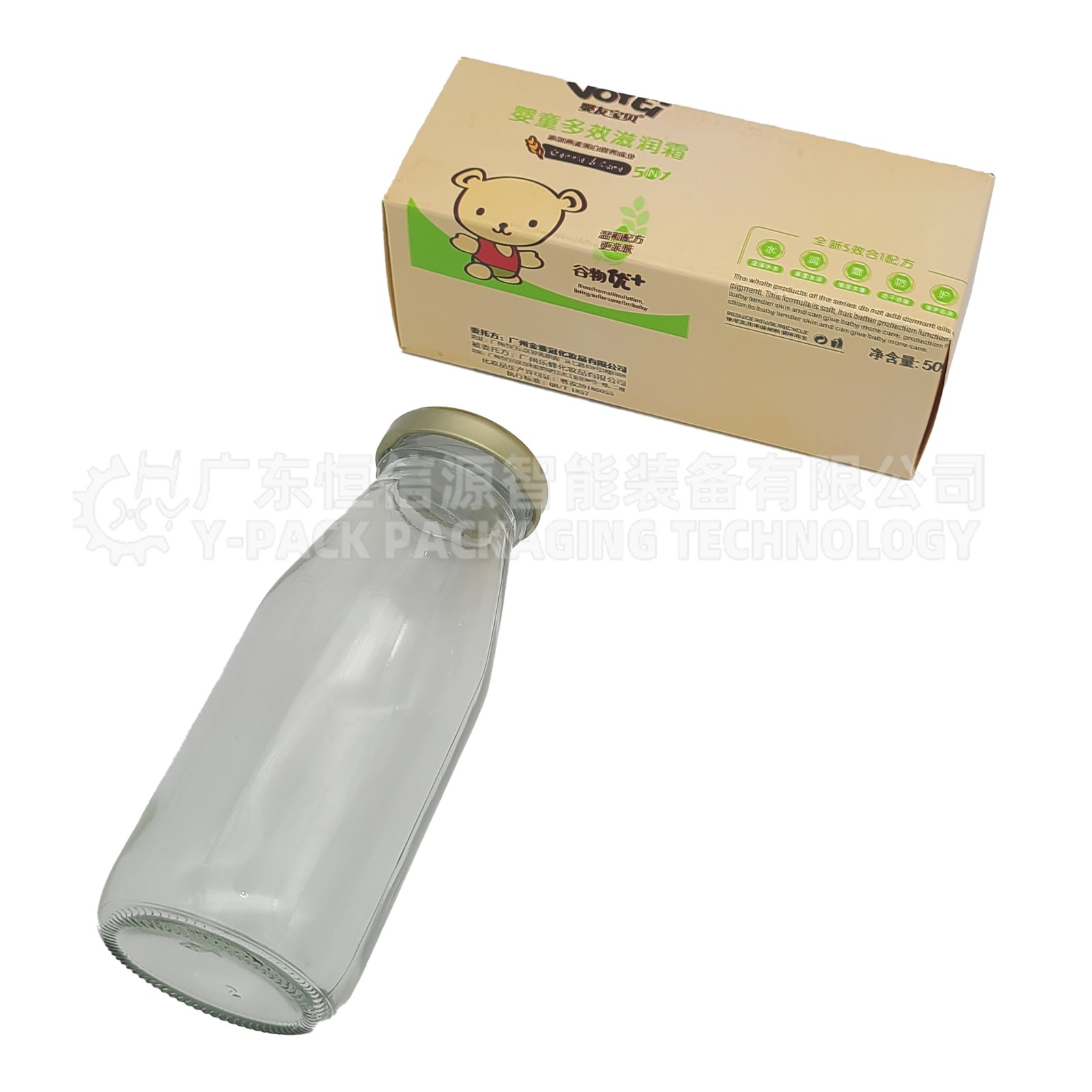 鸡精玻璃瓶装盒机