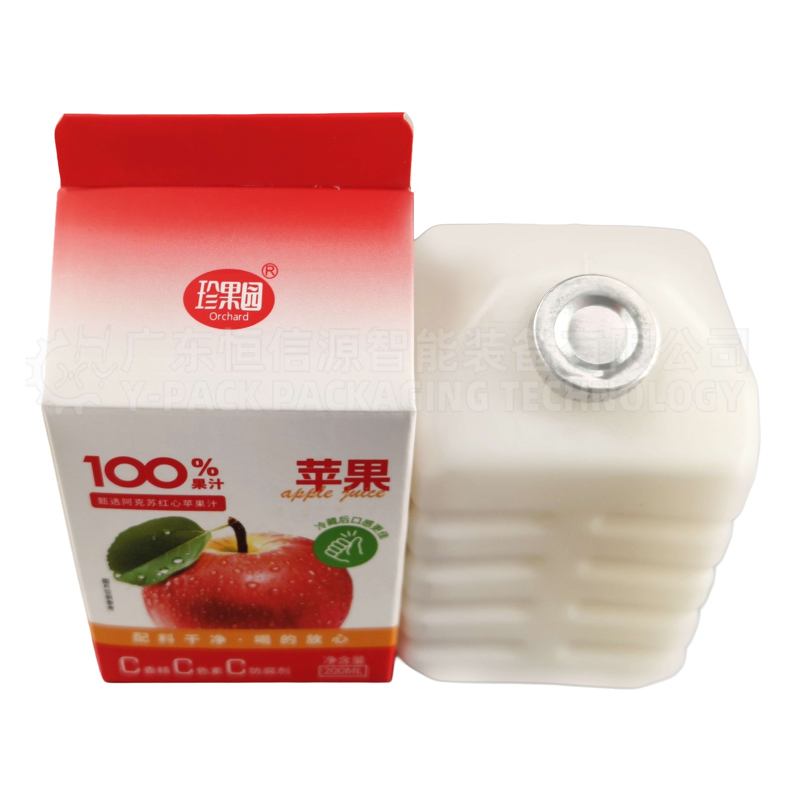 屋顶盒牛奶自动装盒机